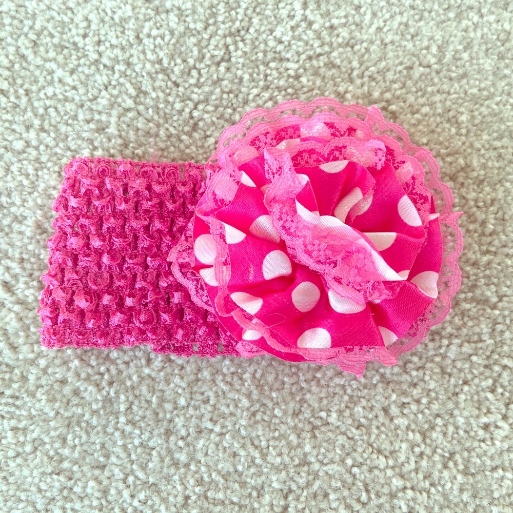 Polka dot headband from Europe